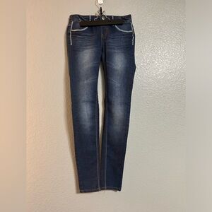 Women’s Ten25 dark blue skinny low rise denim jeans size 5 6